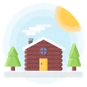 Free House Tree Sun Icon