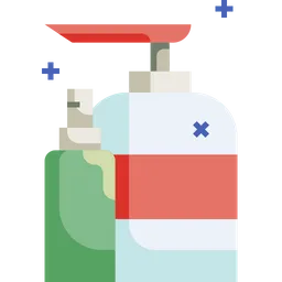 Free Soap and sanitizer  Icon