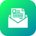 Free Correo Electronico Marketing Carta Icono