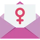 Free Sobre Femenino Sobre Hembra Icono