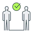 Free Distance Keep Social Icon