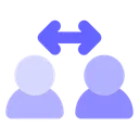 Free Social Distance Distance Avoid Crowd Icon
