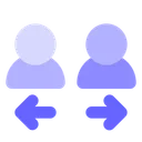 Free Social Distance Avoid Crowd Avoid Public Icon