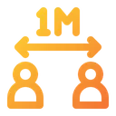 Free Coronavirus Distance M Icon