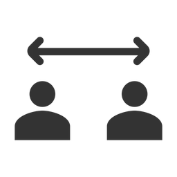 Free 사회적 거리두기  아이콘