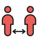 Free Social Distancing Coronavirus Covid 19 Icon
