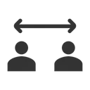 Free Social Distancing Social Distance Distancing Icon