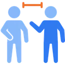 Free Social Distancing Prevention Virus Transmission Icon