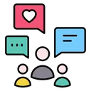 Free Social Media Engagement Social Media Marketing Icon