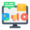 Free Social Media Marketing  Icon