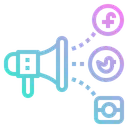Free Social Media Advertisement Icon