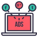 Free Socialmedia Advertising Digitalmarketing Branding Facebook Twitter 4 Icon