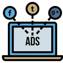 Free Socialmedia Advertising Digitalmarketing Branding Facebook Twitter 78 Icon