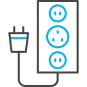 Free Socket Charge Electric Icon