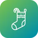 Free Socks Gift Candy Icon