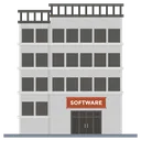 Free Software House Office Building Icon