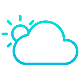 Free Nuvem solar  Ícone