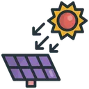 Free Solar Irradiance Battery Icon