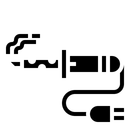 Free Component Electronic Iron Icon