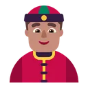 Free Con Casquete Plano Icono