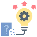 Free Knowledge Innovation Solution Icon