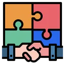 Free Handshake Bussiness Management Icon