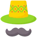 Free Sombrero Bigote Icono