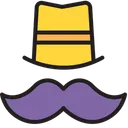 Free Sombrero Bigote Icono