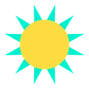 Free Sonnig Sonnenschein Wetter Symbol