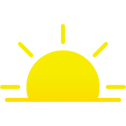 Free Sonnenaufgang  Symbol