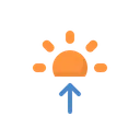 Free Sonnenaufgang Sonne Prognose Symbol