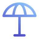 Free Regenschirm, Sonnenschirm, Sommer, Urlaub  Symbol