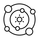 Free Sonnensystem Astronomie Weltraum Symbol