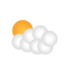 Free Wetter Sonne Bewolkt Symbol