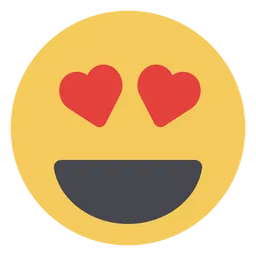 Free Sonriendo con el ojo del corazón Emoji Icono