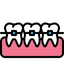 Free Tooh Bracket Frenos Dentales Frenillos Icono