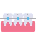 Free Tooh Bracket Frenos Dentales Frenillos Icono