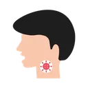 Free Sore Throat Coronavirus Virus Icon