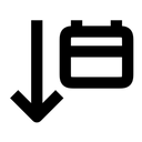 Free Sort Date Asc Icon
