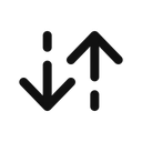 Free Sort vertical  Symbol