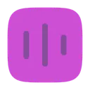 Free Soundwave Square Icon