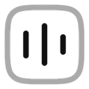 Free Soundwave Square  Icon