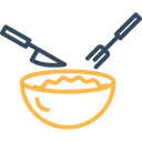Free Soup Bowl Bowl Chopsticks Icon