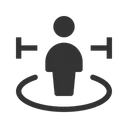 Free Soziale Distanz Soziale Distanzierung Distanzierung Symbol