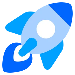 Free Space Ship Launch  Icon