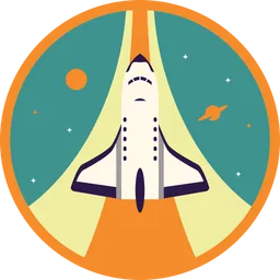 Free Spacecraft Badges  Icon
