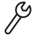 Free Spanner Wrench Tool Icon