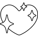 Free Sparking Heart  Icon