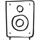 Free Audio Box Music Icon