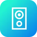 Free Speakers Music Electronic Icon